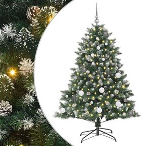 vidaXL Τεχνητό Χριστουγεννιάτικο Δέντρο με 150 LED Πράσινο 150 cm