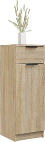 vidaXL Ντουλάπι Μπάνιου Sonoma Δρυς 32x33,5x90 εκ. Επεξεργασμένο Ξύλο