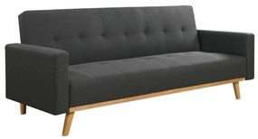 Καναπές Κρεβάτι CARLOS Ύφασμα Σκ.Γκρι 200x88x83cm Bed:180x109x40cm