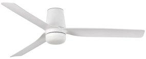 Ανεμιστήρας Οροφής Mini Punt Tub S 33832-1TW D90cm 10W 2700/ 4000/ 6000K 480lm White Faro Barcelona Διάμετρος 90cm