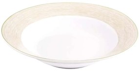 Πιάτο Βαθύ Elegancy NW24010012 Φ23cm White-Beige Max Home Πορσελάνη