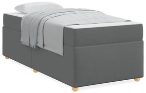 vidaXL Σκελετός Κρεβατιού Σκούρο γκρι 80 x 200 cm Πολυεστέρας