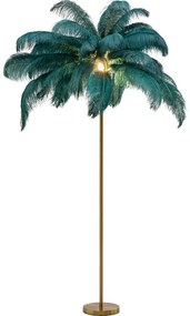 Φωτιστικό Δαπέδου  Feather Palm Πράσινο 65 x 65 x 165εκ. Ε27 - Χρυσό