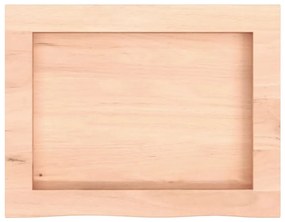 vidaXL Ράφι Τοίχου 40x30x(2-6) εκ. από Ακατέργαστο Μασίφ Ξύλο Δρυός