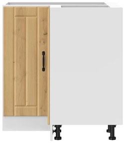 vidaXL Γωνιακό ντουλάπι βάσης κουζίνας &quot;Lucca&quot; Artisan Oak