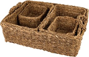 ΨΆΘΙΝΑ &amp; ΥΦΑΣΜΆΤΙΝΑ ΚΑΛΆΘΙΑ BASKET RECTANGULAR 54 NATURAL BD2000190