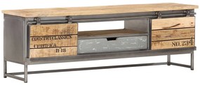 vidaXL Έπιπλο Τηλεόρασης 120 x 30 x 40 εκ. από Μασίφ Ξύλο Μάνγκο