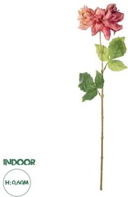 Artificial Garden PINK DHALIA BRANCH 21334 Τεχνητό Διακοσμητικό Ροζ Κλαδί Ντάλια Y60cm Globostar-21334-Ροζ 21334