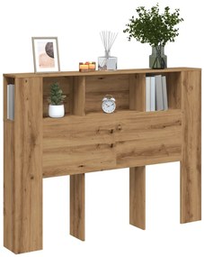 vidaXL Κεφαλάρι Ντουλάπι από Τεχνητό Δρυς 140x18,5x102,5 εκ. από Τεχνητό Ξύλο