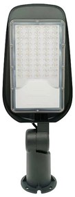 Adeleq Φωτιστικό Δρόμου LED 30W 4000k Αλουμινίου Mε Αντικεραυνική Προστασία Και Σπαστό Βραχίονα IP65 Γκρι 3-61930