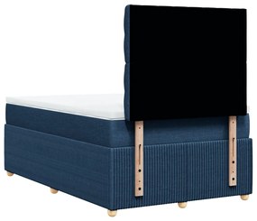 ΚΡΕΒΑΤΙ BOXSPRING ΜΕ ΣΤΡΩΜΑ ΜΠΛΕ 120X200 ΕΚ. ΥΦΑΣΜΑΤΙΝΟ 3294336