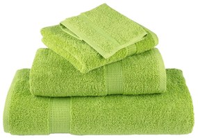 vidaXL Πετσέτες Μπάνιου Premium SOLUND 10Τ. Πράσινη 70x140εκ 600γρ/μ²