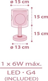 Princess Dance επιτραπέζιο φωτιστικό (60911)