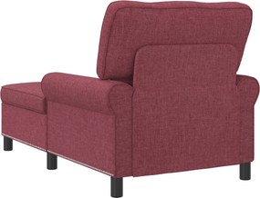 vidaXL Χαλάρωση Κόκκινο ύφασμα 91 x 157 x 91 εκ.