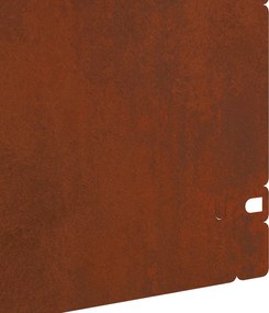 vidaXL Περιγράμματα γκαζόν 30 pcs Σκ rusty 103 x 0,05 x 22 εκ