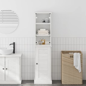 vidaXL Σετ Επίπλων Μπάνιου 2 pcs Καφέ και Λευκό 37 x 34 x 150 εκ