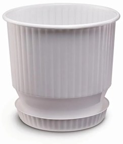 Γλάστρα Ionian 30Χ28 Cm Λευκό
