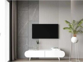 Έπιπλο Τηλεόρασης Λευκό NUVU 160x30x19
