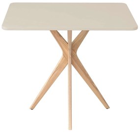 Τραπέζι Jubi JUBITRE4 80x55x73cm Natural-Beige Mdf, Wood