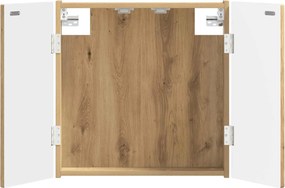vidaXL Ντουλάπα Πινάκων Βελών ALKMAAR Artisan Δρυς Επεξεργασμένο Ξύλο