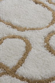 Acrylic Bathmat Set (3 Pieces) Safir - Ecru Multicolor