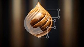 Intra Συλλεκτικό Ξύλινο Παζλ Plywood  4mm - Ξύλινο μενταγιόν που κρέμεται από την οροφή Σε Ξύλινο Κουτί - Διαστάσεις Puzzle: 10x10 cm – 25 κομμάτια