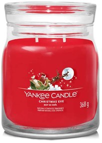 Χριστουγεννιάτικο Αρωματικό Κερί Σε Δοχείο Signature Christmas Eve 1631837E 9,3x11,4cm 368g Red Yankee Candle