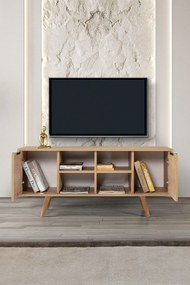 Έπιπλο Τηλεόρασης Sapphire Δρυς POVO 130x35x18
