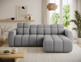 Γωνιακός καναπές Comfora-Γκρι Ανοιχτό-Δεξιά
