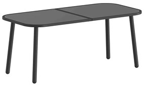 vidaXL Σέτ φαγητού για κήπο 4 pcs Καφέ συνθετικό ρατάν