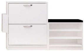 Παπουτσοθήκη Trend 746JUG3986 130x31x80cm White Particle Board, Melamine