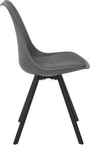 ΚΑΡΈΚΛΕΣ &amp; ΠΟΛΥΘΡΌΝΕΣ CHAIR PP WITH CUSHION ATOM GREY M4 HD0484