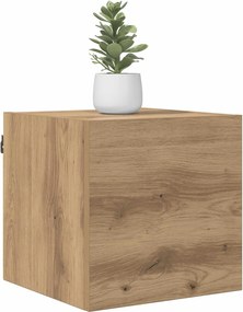 vidaXL Κρεμαστό Ντουλάπι Τηλεόρασης Τεχνίτικη Δρυς 30,5 x 30 x 30 εκ.