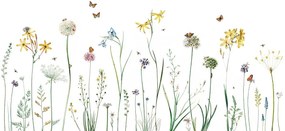 Butterfly Garden Ταπετσαρια Τοιχου Λευκο Επιθυμητη Διασταση