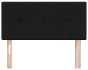 vidaXL LED Κεφαλάρι με φώτα λωρίδας LED Μαύρο 100 cm ύφασμα