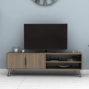 Έπιπλο τηλεόρασης Foot καρυδί 160x35x49εκ