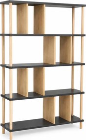 Βιβλιοθήκη Ανθρακί / Δρυς LOBREA 90x20x137