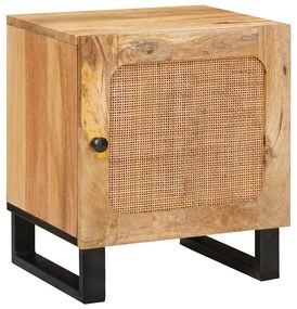 vidaXL Κομοδίνο Φυσικό 40 x 33 x 46 εκ.