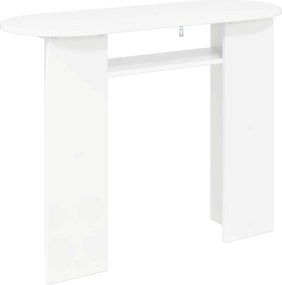 vidaXL Τραπέζι κονσόλας Λευκό 100 x 39,5 x 75 εκ Επεξεργασμένο Ξύλο