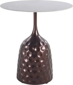 ΤΡΑΠΕΖΆΚΙΑ ΣΑΛΟΝΙΟΎ PTMD SIDE TABLE ANNA BRONZE-COLOURED 55 CM