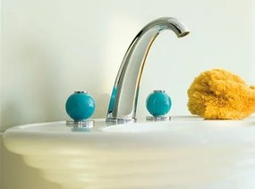 Horus Excellence 72.260XL Μπαταρία Νιπτήρος 3 οπών  Α/Β, Χρωμέ-Planète turqoise