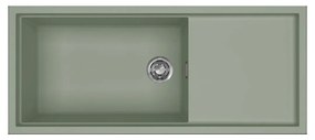 Νεροχύτης κουζίνας SINTESI 510 Sage Green 82 ELLECI 116x50cm - LKS51082