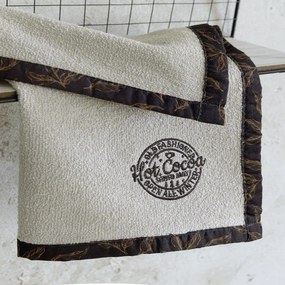 Πετσέτα Κουζίνας Hot Cocoa Beige-Brown Nima 40x40cm 100% Cotton