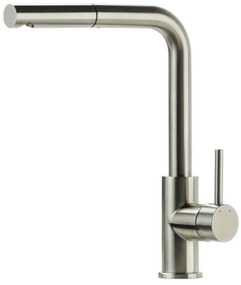 Eurorama Inox 702609 Υψηλή Μπαταρία Κουζίνας Inox Με  Περιστρεφόμενο αποσπώμενο Ρουξούνι Με Συρόμενο Ντους 202-702609-111