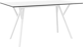 MAX ΤΡΑΠΕΖΙ 140X80Χ74εκ. WHITE LAMINATE 12mm