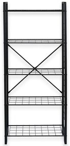 Ραφιέρα Δαπέδου Kane 835PUQ6298 60x30x156cm Black