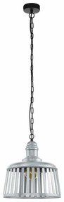 Φωτιστικό Οροφής Κρεμαστό Wraxall 1 33025 Black-Silver Eglo Metal