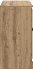 vidaXL Πλαϊνό γραφείο 70 x 35,5 x 67,5 εκ. Artisan Oak