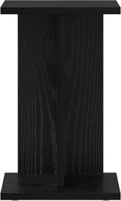 vidaXL Βάση φυτών 2 τεμ. Μαύρη Δρυς 25 x 25,5 x 40,5 εκ.