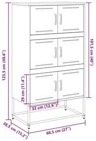 ΝΤΟΥΛΑΠΙ ΠΡΑΣΙΝΟ ΛΑΔΙ 68,5X38,5X123,5 ΕΚ. ΑΠΟ ΑΤΣΑΛΙ 846492